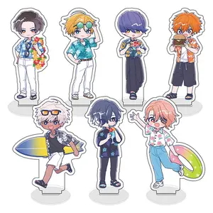 Anime Game Obey Me! Acrylic Stand Model Figure Cosplay Lucifer Lucifer Leviathan Beelzebub Beelzebub Fans Desk Decor Plate Gifts