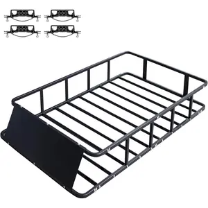 64"x39"x8" Roof Cargo Rack for SUV  ,Heavy Duty Cargo Basket Anti-Rust Top Luggage Rack