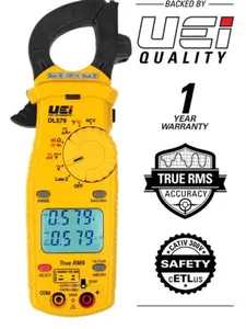 212 MAIN 600A Range Digital Multimeter Clamp, Dual Display TRMS, Temperature & Capacitance Measurement, Voltage Monitor for Home Improvement & Garden Supplies, Dual Screen Handheld