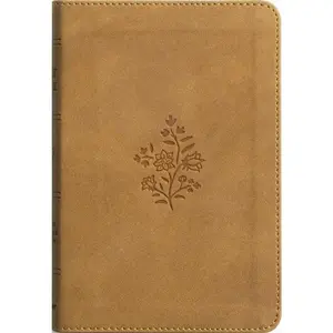 ESV Compact Bible (Trutone, Nubuck Caramel, Wildflower Design)