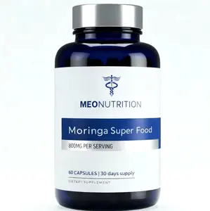 Moringa Capsules 800mg - Pure Horseradish Tree Leaf Superfood Supplement for Healthy Energy, Sleep & Joint Support - Made in USA, Vegan, Non-GMO - 60 Veggie Capsules