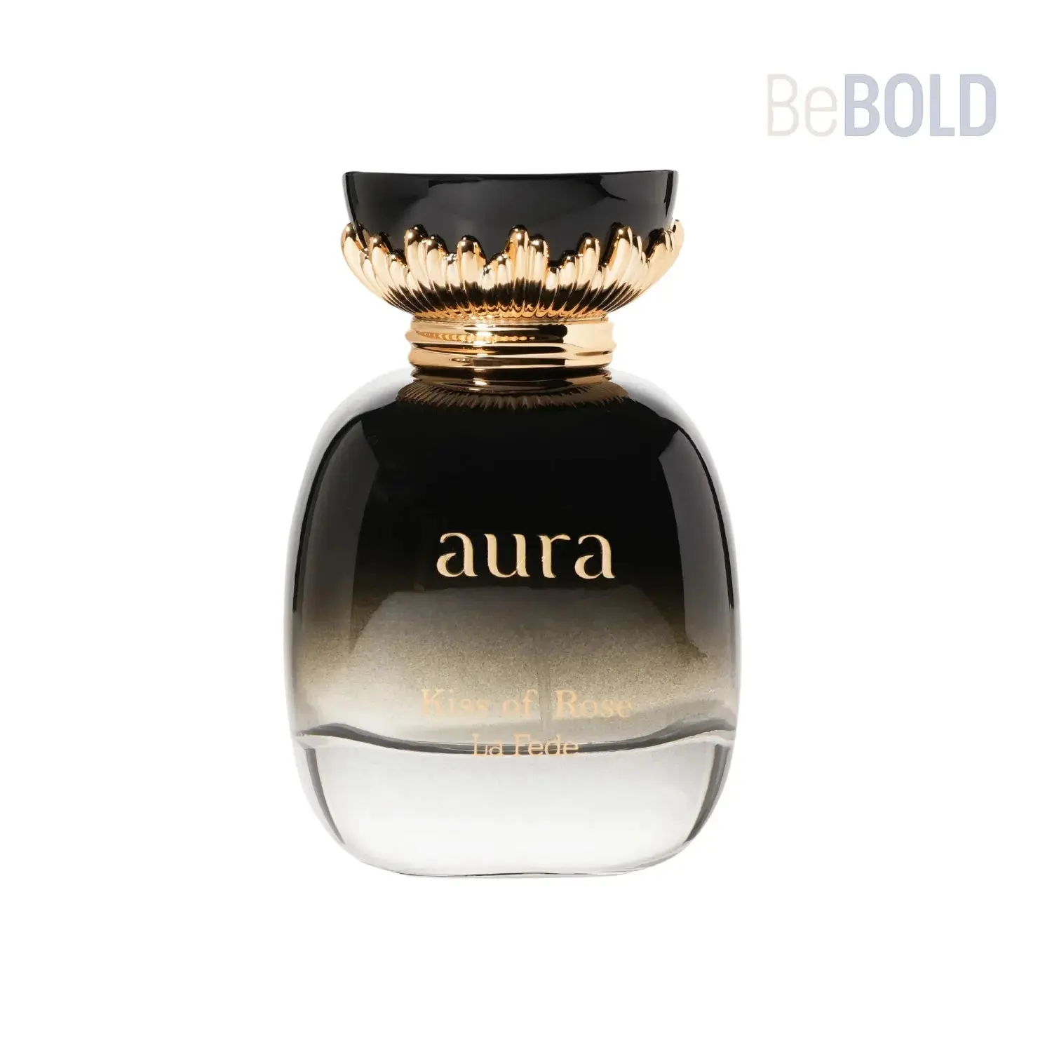 BeBOLD La Fede Aura Kiss Of Rose 100ml - Elegant Lip Oil with Gold Cap Edp Perfume Fragrance Floral Perfume