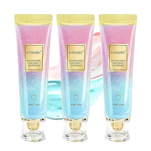 3pc Gentle Whitening Toothpaste,Color correction, Niacinamide Infused, Mild Daily Use,Reduces Surface Stains, Brightens Smile Gradually Mint Cleansing Oral