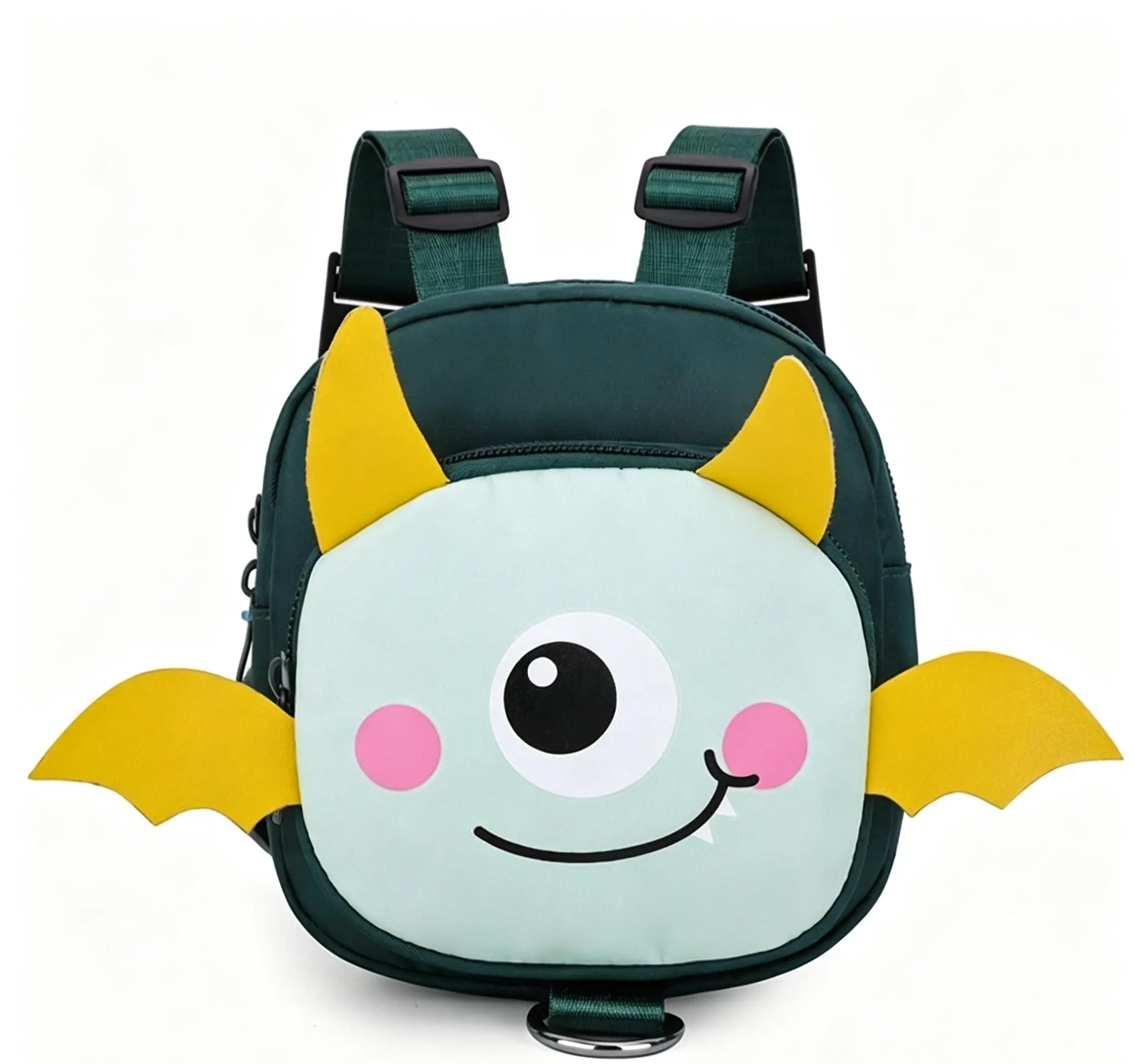 Cute Monster Dog Backpack Harness with Leash Hook, Lightweight Pet Self Carrier Bag, Adjustable Puppy Harness Backpack, Small Medium Dog Walking Snack Storage Backpack, Cartoon Pet Travel Saddle Bag