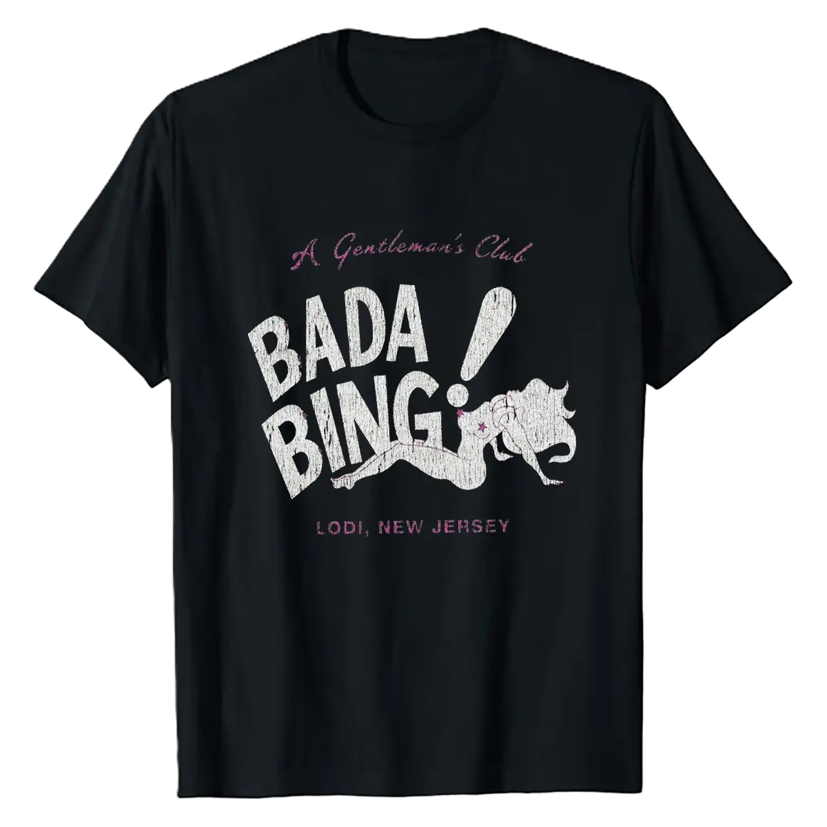 RETRO BADA BING SOPRANOS GRAPHIC T-Shirt & Sweatshirt Cotton Fabric Unisex Menswear Womenswear Top