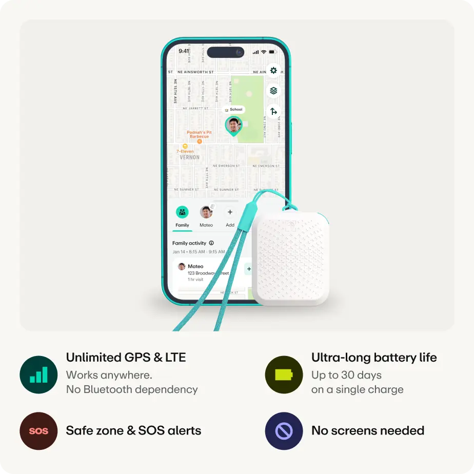Greenlight Safe Kids - GPS tracker