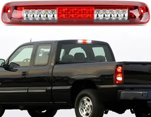 Nilight Third Brake Light Tail High Mount 3rd Stop Cargo Reverse LED Lights Red Shell for Chevy Silverado GMC Sierra 1500 2500 3500HD 2007HD Classic 1999 2000 2001 2002 2003 2004 2005 2006