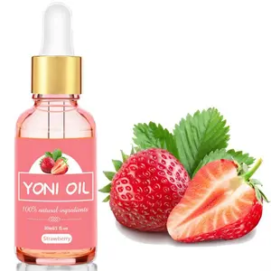Organic Peach Strawberry Care Massage Oil, for Intimate Care and Moisturizing
