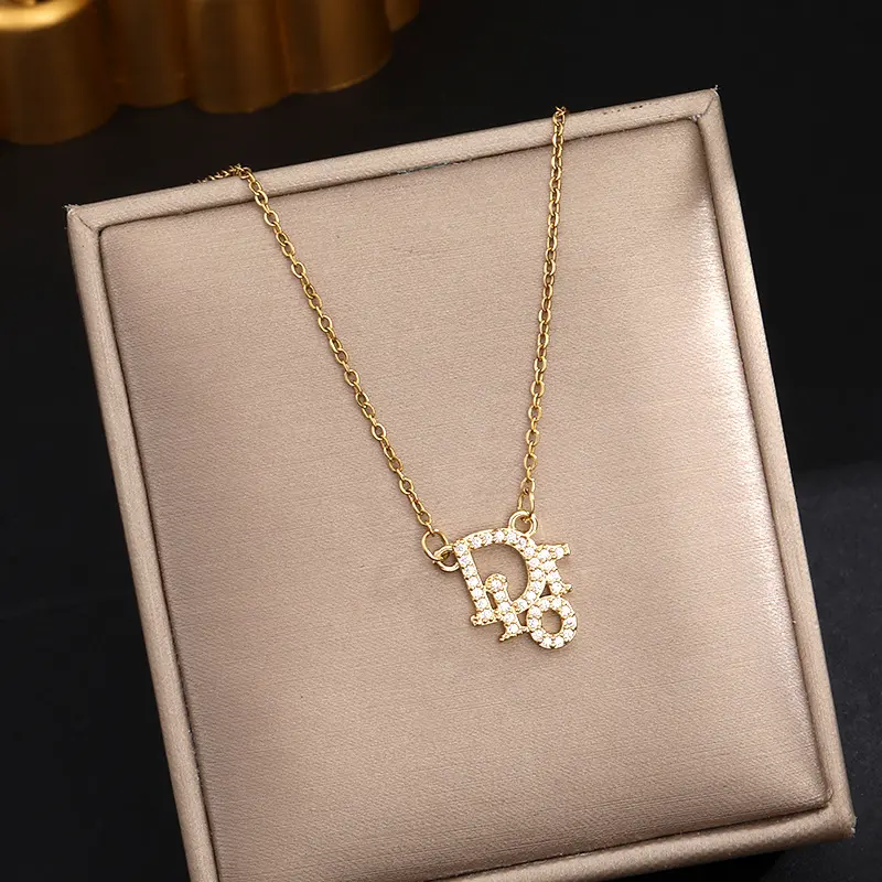 8441-Gold - Double Pendant