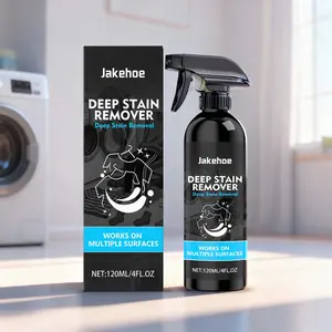 Jakehoe Stain Remover for Clothes, Liquid Formulation, Multi-Fabric Cleaning Agent, Detergent for Everyday Household Use, Effective Against Surface Oil and Dirt, Spot Stain Eliminator, Stain Treater, Multipurpose Cleaner