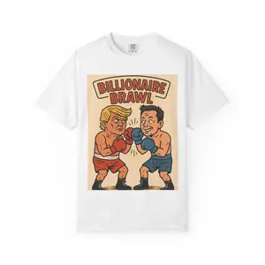 Copy of Vintage Style Boxing Graphic Tee, Billionaire Brawl T-shirt, Funny Gift, Unisex Apparel, Casual Wear, Pop Culture Clothing