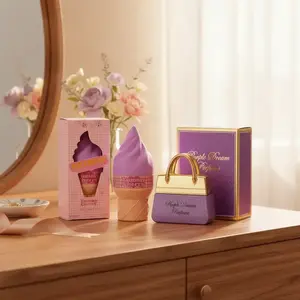 Yummy Cherry 100ml & Purple 50ml Perfume Bundle, Youth and Adult Women's Fragrances with Long-Lasting Fruit Floral Scent, Alcohol-Based Eau de Toilette, Gift-Ready Packaging