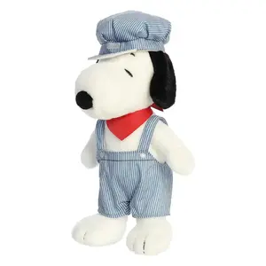 Aurora Adorable Peanuts 14" Train Enginner Snoopy