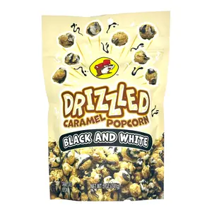 Drizzled Caramel Popcorn - Black & White