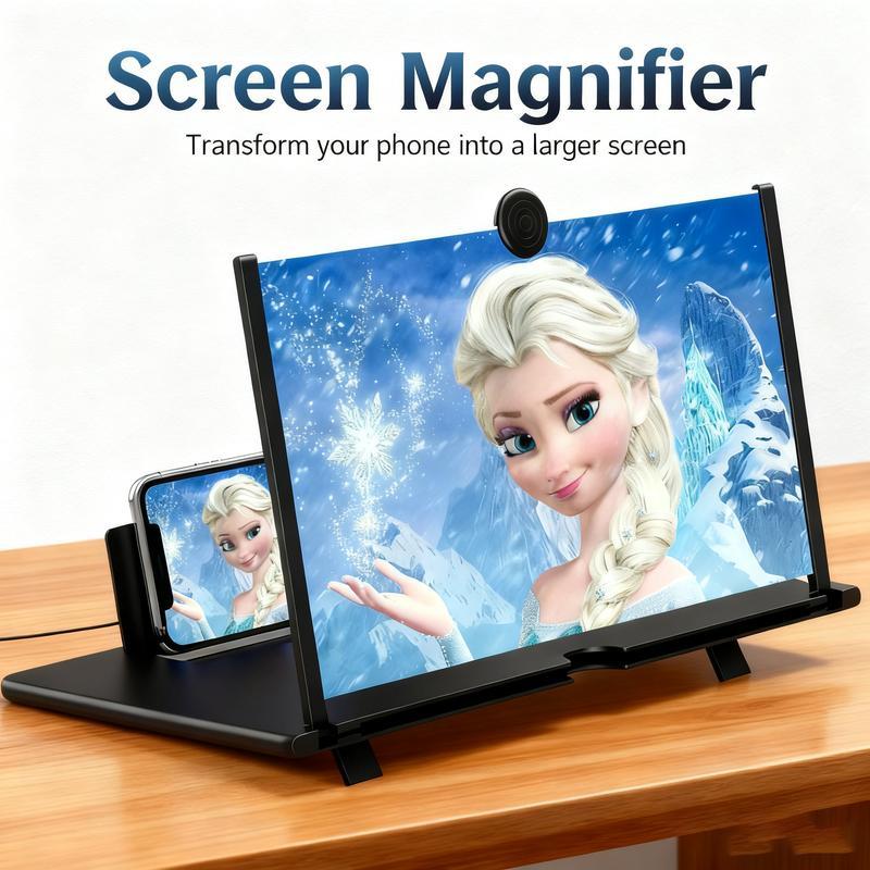 Phone Magnifier for Movies & Games 3D Screen Expander with Foldable ...