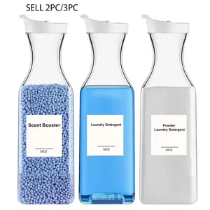 2/3pcs Laundry Detergent Dispenser Fabric Softener Dispenser Plastic Liquid Laundry Detergent Container Laundry Detergent Organizer