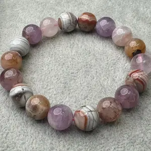 Natural aura agate