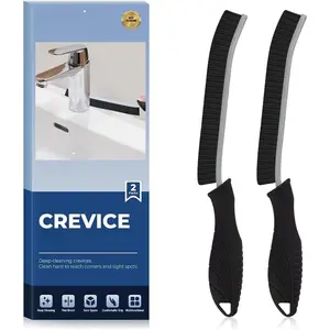 Crevice Cleaning Brushes, Cleaner Scrub Brush Tool for Hard to Reach Tight Space,  Essentials, Cleaning Supplies for Shower, Bathroom, Kitchen, Toilet, Window