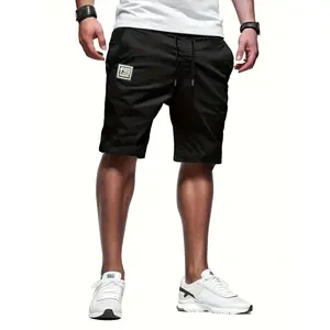 Men’s shorts with side pockets, made from comfortable fabric, available in multiple colors. Trendy and cool, suitable for casual everyday wear, outdoor sports, travel, running, fitness, and camping.