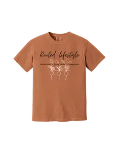 Rooted Lifestyle Graphic Tee – Raised Beds Dirty Hands Homegrown Shirt | Soft Unisex Gardening T-Shirt