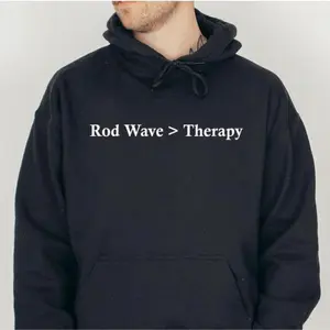 🎶🎸🎶 Rod Is My Therapy, In Rod We Trust Shirt Sweatshirt, Hoodie, Rod wave concert outfits, rod wave shirts, rod wave merch Casual TDU