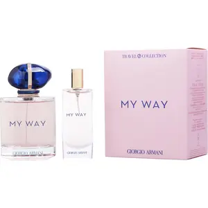 Armani My Way Set-Eau De Parfum Refillable Spray 3 Oz & Eau De Parfum Spray 0.5 Oz For Women