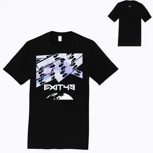 EXIT49 - FANTASEA TEE Black T-Shirt with Unique Design and Comfortable Fit for Everyday Wear