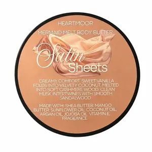 Mermaid Melt Natural Body Butter 8 & 4 oz Handmade with Raw Shea Mango Jojoba Argan Oil Vegan Cruelty Free