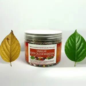Granular Boron Calcium Magnesium Fertilizer 200g for Universal Plant Feeding, Slow-Release and Water-Soluble Trace Elements Ideal for Fruits Vegetables Flowers and Farm Crops, Easy to Use with Long-Lasting Results