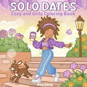Solo Dates: Cute & Cozy Coloring Book for Women and Teens Featuring Self-Love and Solo Moments Paperback
