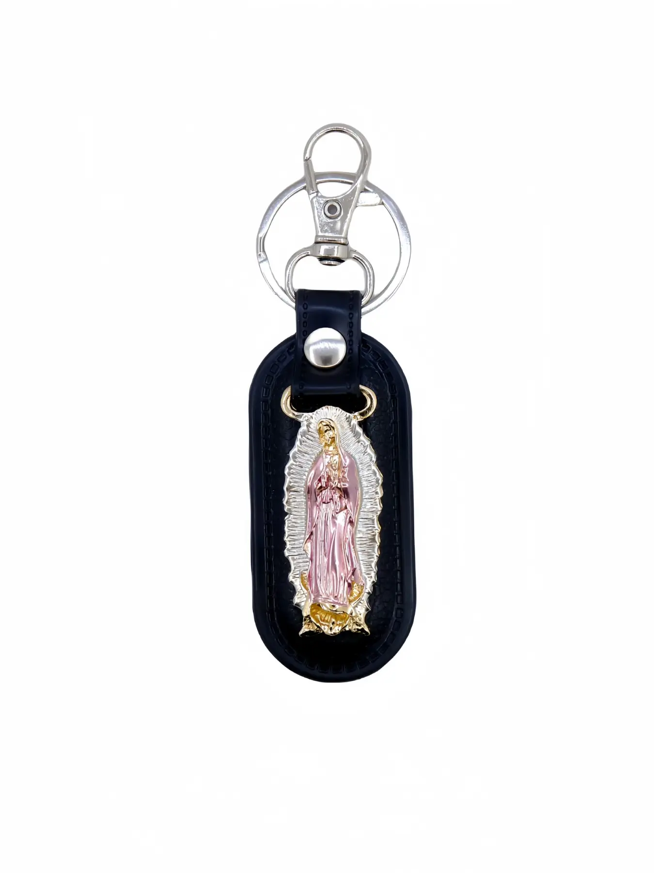 Saint Jude Virgin Mary Keychain Metal Catholic Pendant Religious Decoration, Elegant Plain Design, Plain Aesthetic, All Seasons Accessory, Keychain For Purse, Keychain For Bags, Keychain Lanyard, Keychain Accessories, Gift Keychain