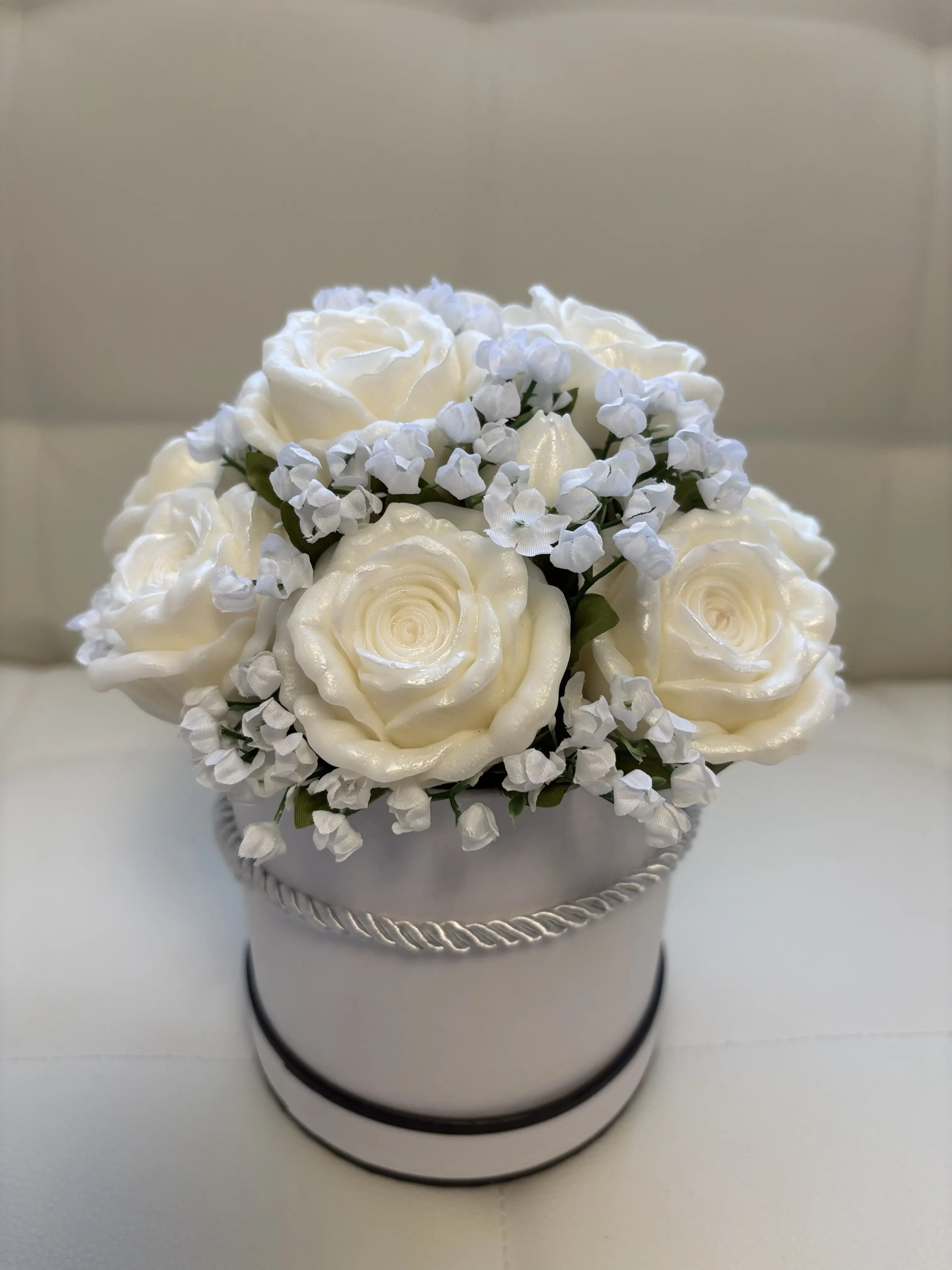 Ramo Beeswax Flowers Candle Bouquet, Floral Fragrance Flower-Infused Home Decor for Room Accent