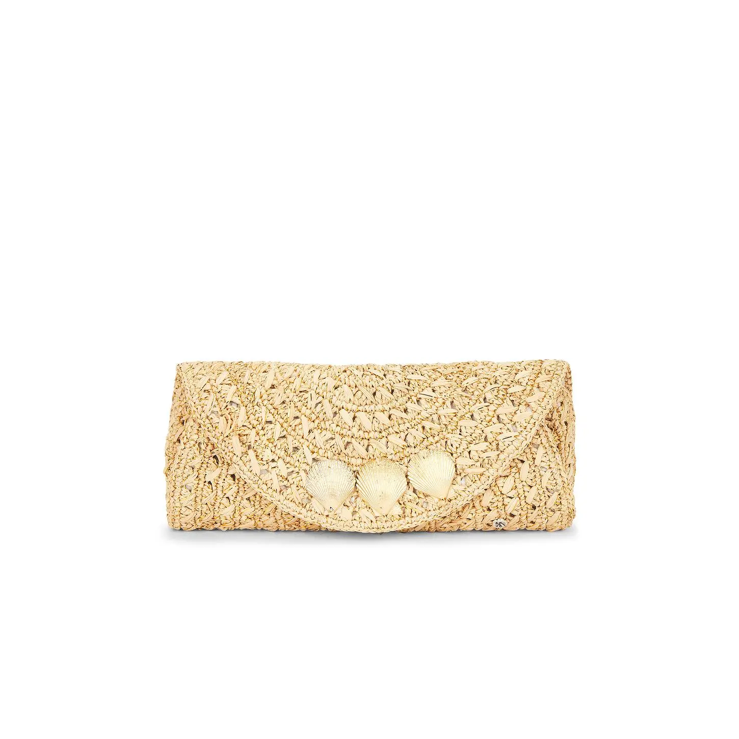 florabella Donisa Clutch in Natural & Gold