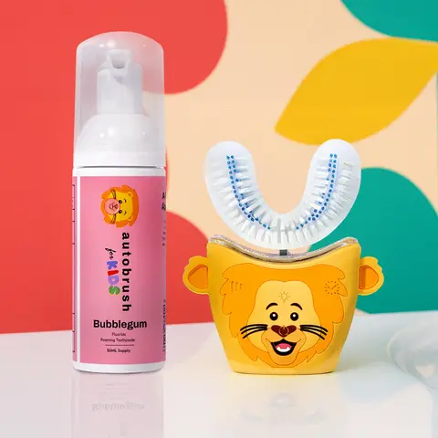 Autobrush Sonic Pro Kids Bundle | ADA-Accepted U-Shape Electric Toothbrush | Full-Mouth Clean in 30 Sec | Music + LED Lights | 3 Cleaning Modes | Pick Your Character