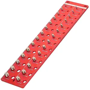 Aluminum Alloy Thread Gauge, Thread Measuring Gauge, Screw Measuring Gauge, Thread Checker, Physical Measuring Instruments for Home & Office