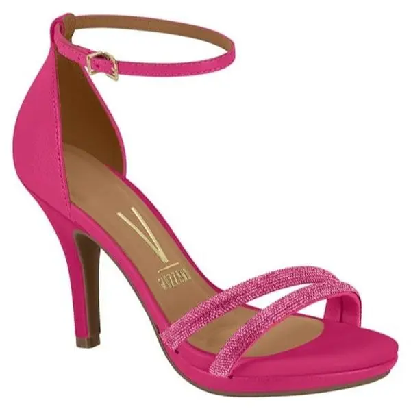Vizzano Women's Heel Sandals - Elegant High Heel Footwear for Comfortable Walking - Rose Heels, Fashion Womens Shoes