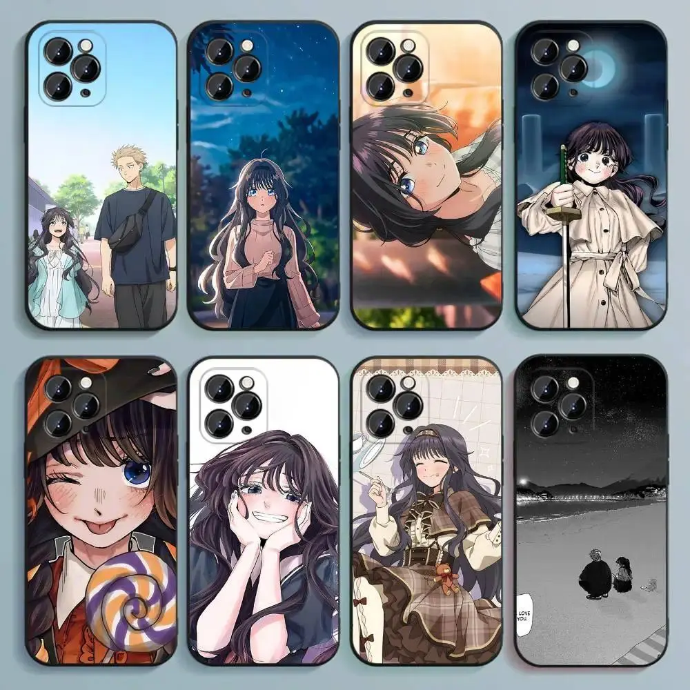 cute anime girl K-Kaoruko W-Waguri Durable Phone Case For iPhone 17/16/15/14/13/12/11/Pro/ProMax/Plus/Air/Xsmax/E, Anti Fall Soft TPU Back Cover, Shockproof Cover, Uv Printed, superior quality, Funny Kawaii Anime Cover, Unique Gift for Valentine's Day