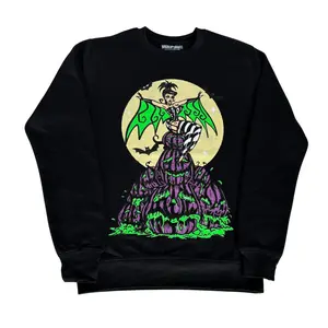 Batty Pumpkin Queen Crewneck Sweatshirt Batty Pumpkin Queen Crewneck Sweatshirt