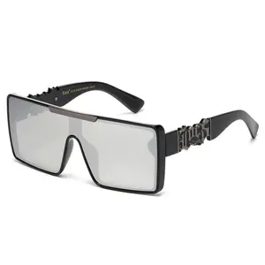 Big Frame Locs Color Lenses - Black Frame with Orange Accents, Durable Design, Ideal for Outdoor Activities