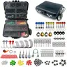 187-Pcs Unisex Fishing Set with Organized Tackle Box, Hooks, Weights, Sinkers & Accessories, Ideal Fishing Gifts for Anglers (Sports & Outdoor Leisure Equipment)