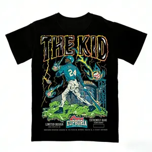 PE THE KID Ken Griffey Seattle Teal Edition Planet Euphoria Shirt, Vintage Style 90s Retro Unisex Streetwear Tee
