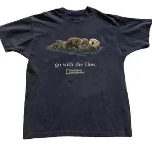 National Geographic Go With The Flow Otter Baby tee