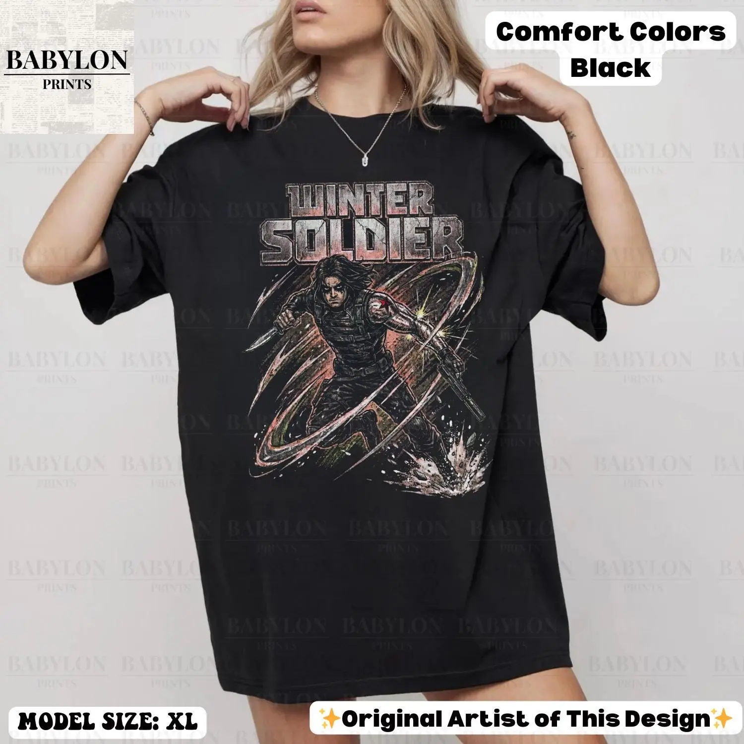 Comfort Colors Bucky Banned T Shirt, Sebastian Vintage Shirt, Soldier in Winter Retro 90s Tshirt, Barnes Bootleg Tee