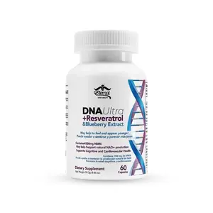 DNA Ultra + Resveratrol & Blueberry Extract 500mg NMN 60 Capsules Health Support Vitamin Supplement