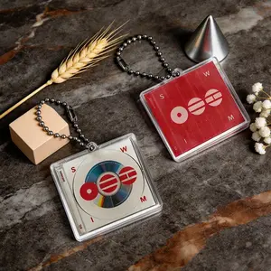 CD Acrylic Keychain, Music Gift For Fan, Music Lover Keychain CD Album, Gift For Kpop Fans