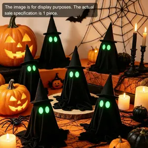 Latest Glow-In-The-Dark Ghost Decoration Ornament, Unique Night Light Decorative Piece, Perfect for Halloween and Gothic Themes