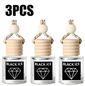Car Air Fresheners Hanging Scent Oil Diffuser,8ML Nature Frangrance Friut Juciy Perfume Last Long Time With Three Scents For Car & Live Gifts