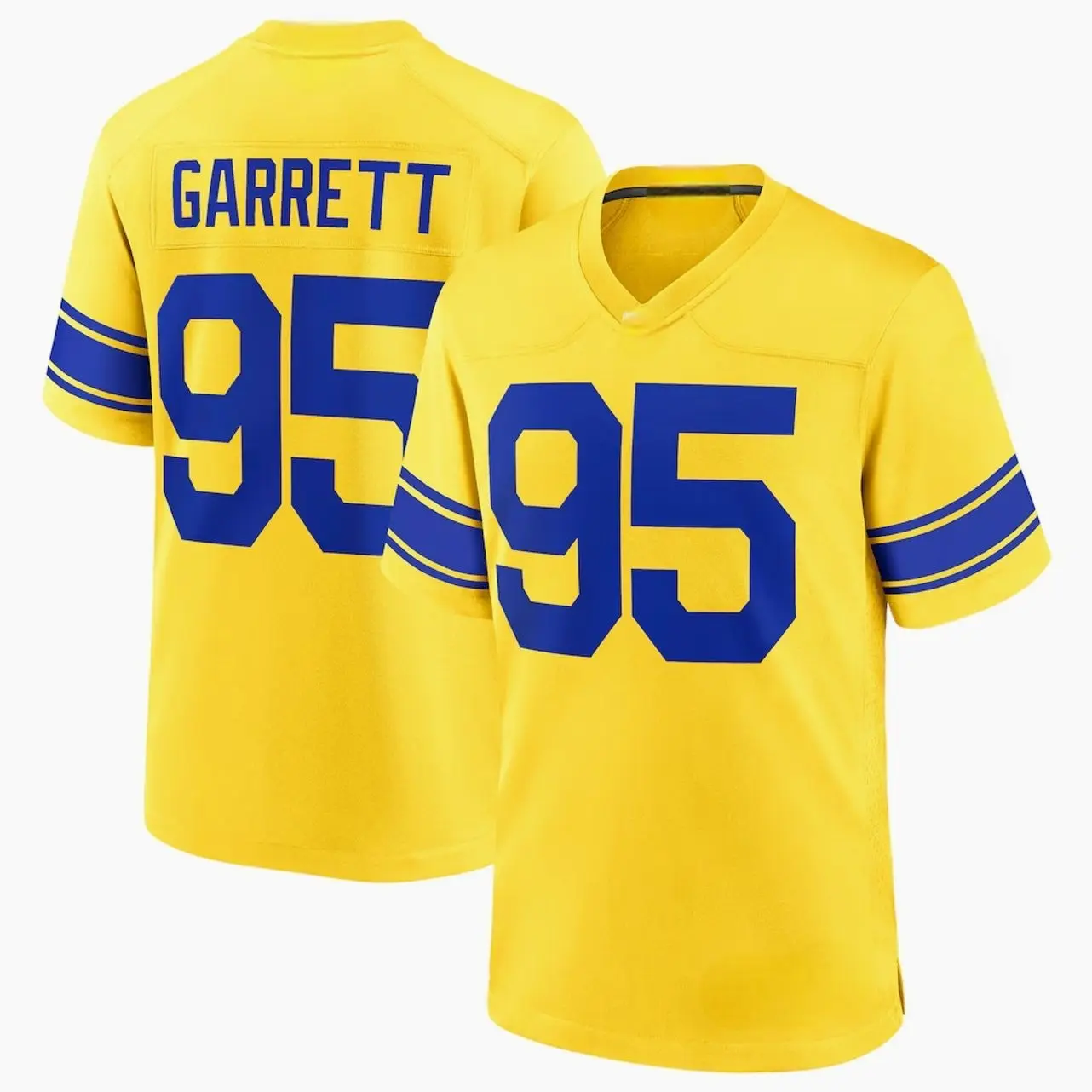 Unisex Football inspired by Garrett 95 Los Angeles Classic Sol Game Jersey - Yellow