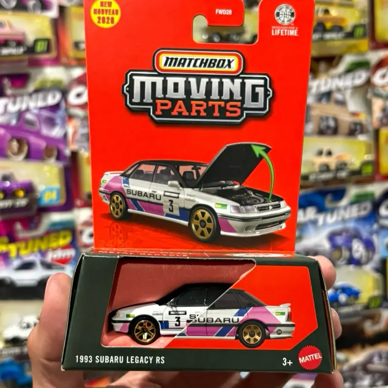 Mbox Moving Parts 1993 Subaru Legacy RS diecast car 1:64 scale