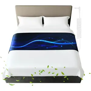 Grounding Mat for Bed Queen, 27''*60'’, Anti-Slip PU Grounding Pad for Sleeping, Relieve Stress, Inflammation, Pain, Grounding Pad for Queen Size Bed